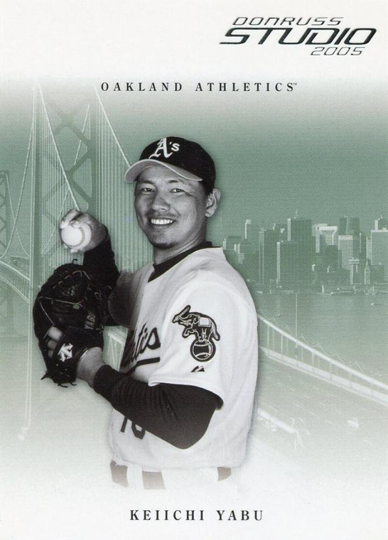 2005 Donruss Studio #204 Keiichi Yabu NM-MT  RC Rookie Oakland Athletics 