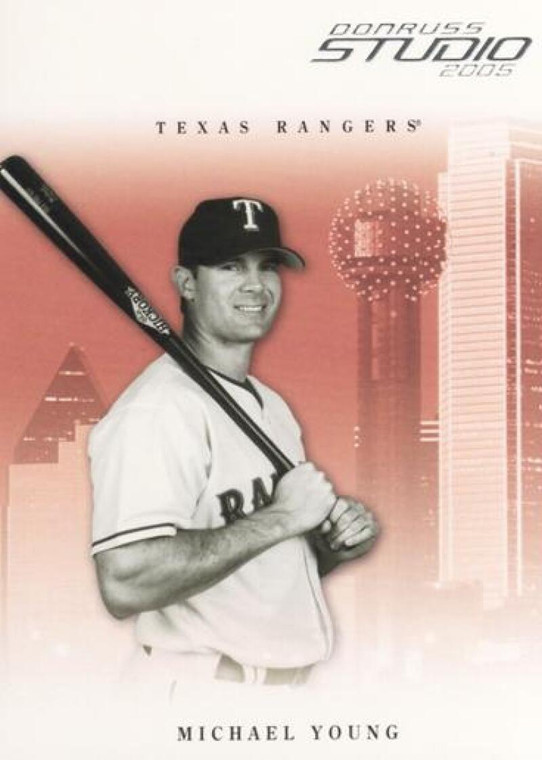 2005 Donruss Studio #284 Michael Young NM-MT  Texas Rangers 