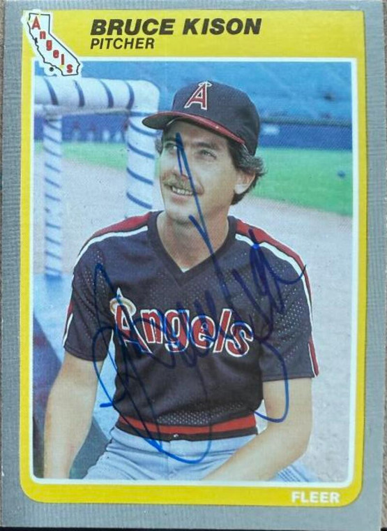Bruce Kison Autographed 1985 Fleer Update #306