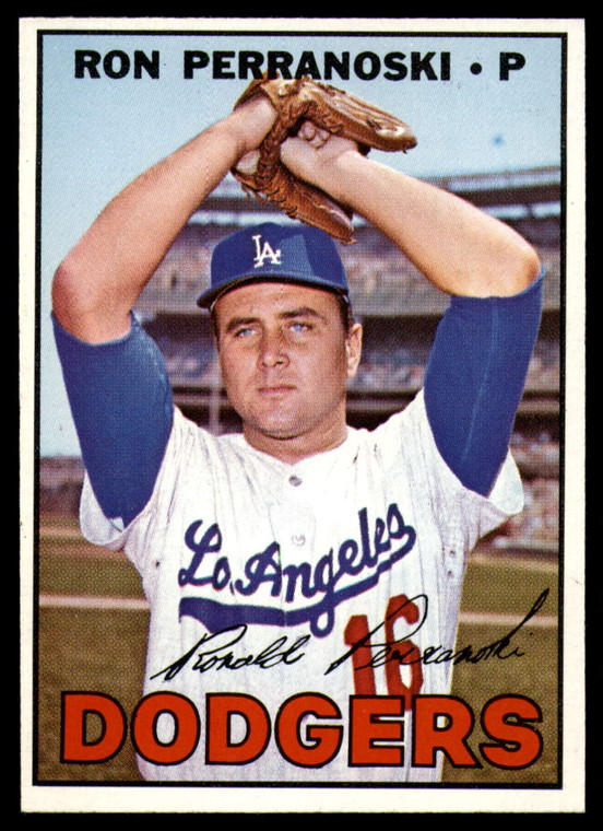 1967 Topps #197 Ron Perranoski VG Los Angeles Dodgers 