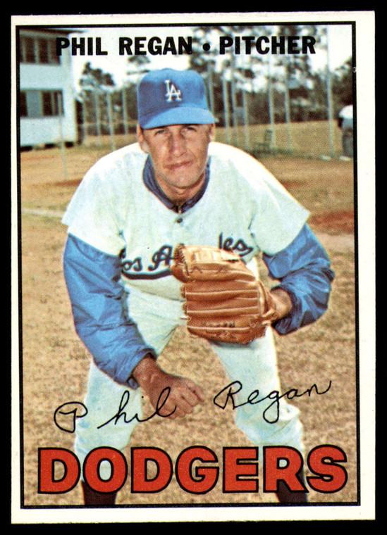 1967 Topps #130 Phil Regan VG Los Angeles Dodgers 