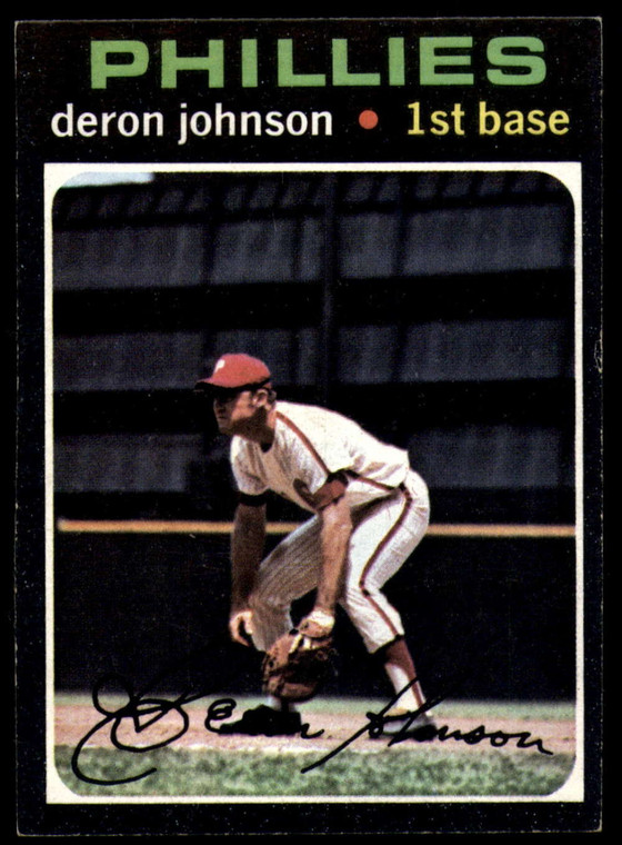 1971 Topps #490 Deron Johnson VG Philadelphia Phillies 