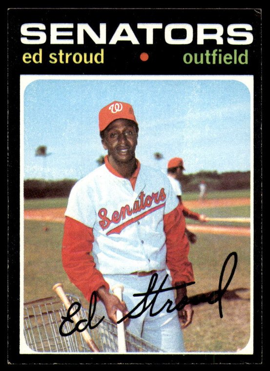 1971 Topps #217 Ed Stroud VG Washington Senators 