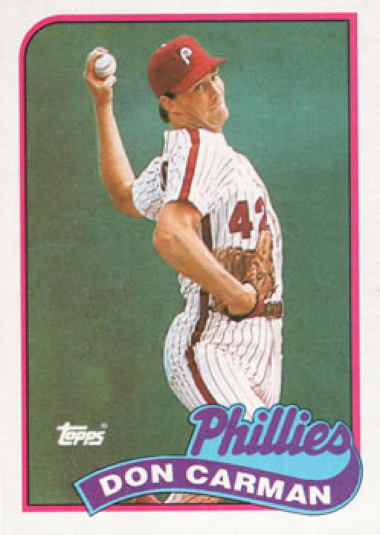 1989 Topps #154 Don Carman NM-MT Philadelphia Phillies 