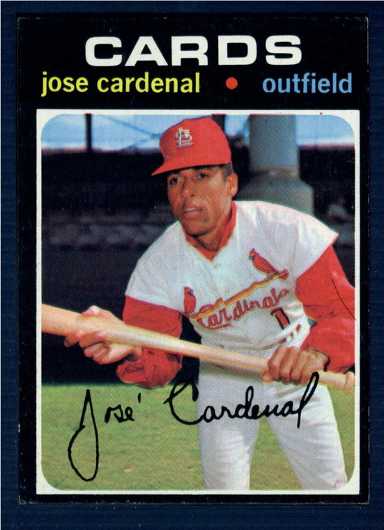1971 Topps #435 Jose Cardenal VG St. Louis Cardinals 
