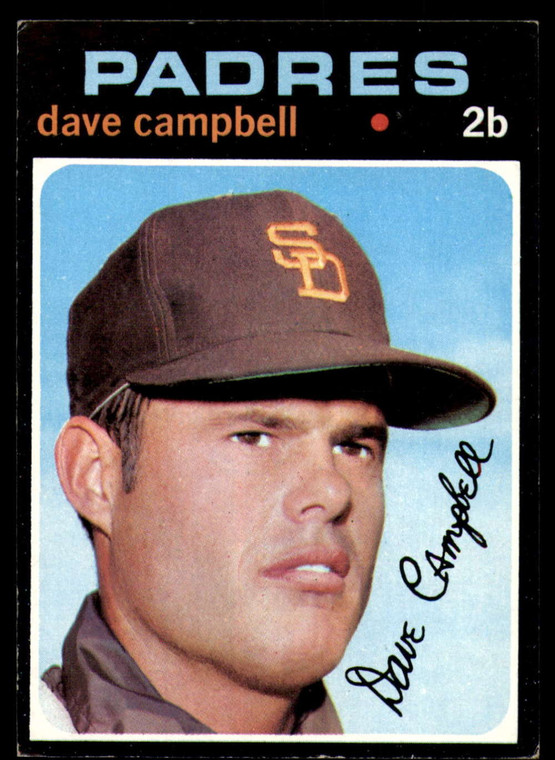 1971 Topps #46 Dave Campbell VG San Diego Padres 