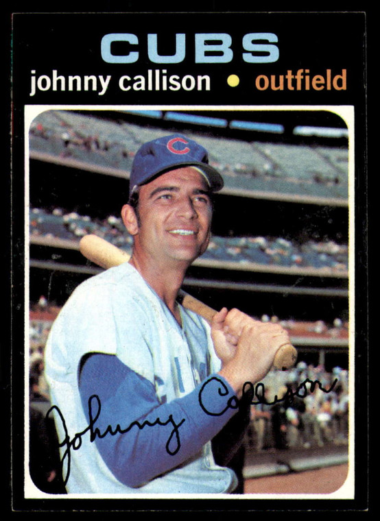 1971 Topps #12 Johnny Callison VG Chicago Cubs 
