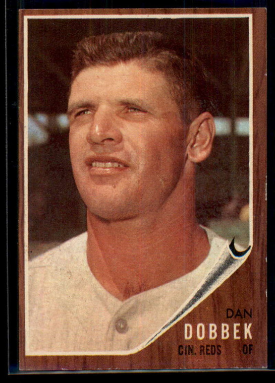 1962 Topps #267 Dan Dobbek VG Cincinnati Reds 