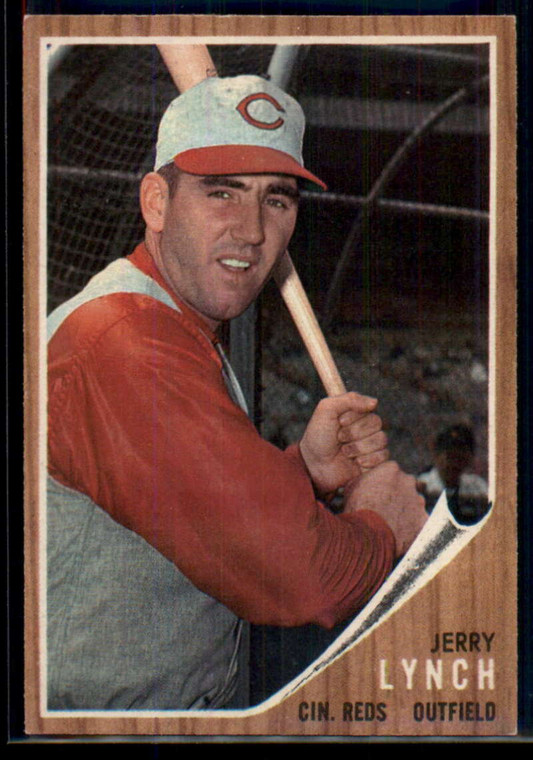 1962 Topps #487 Jerry Lynch VG Cincinnati Reds 
