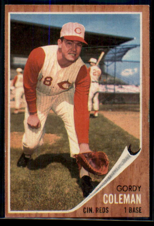 1962 Topps #508 Gordy Coleman GOOD Cincinnati Reds 