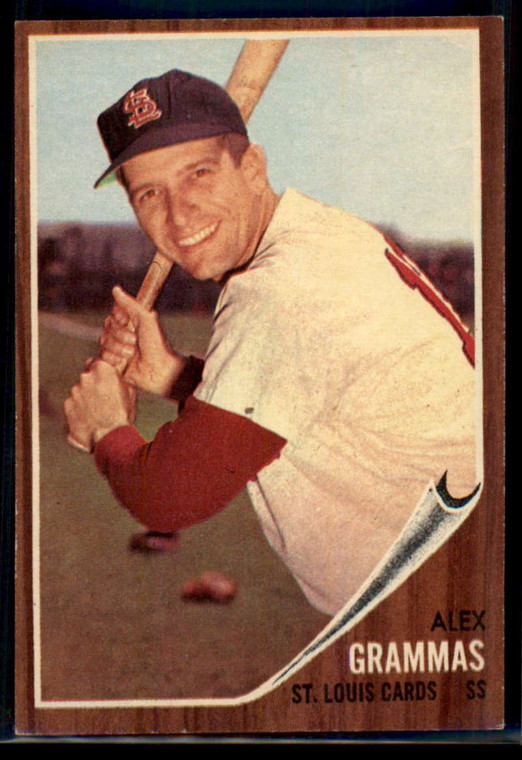 1962 Topps #223 Alex Grammas UER VG St. Louis Cardinals 