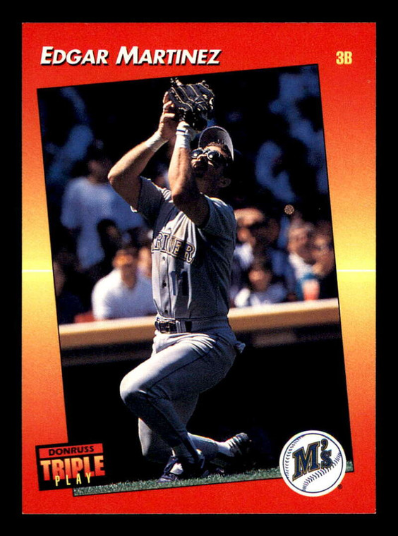 1992 Triple Play #127 Edgar Martinez VG Seattle Mariners 