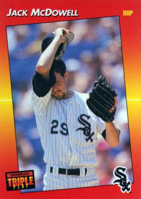 1992 Triple Play #129 Jack McDowell VG Chicago White Sox 