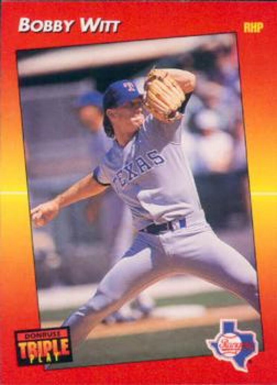 1992 Triple Play #154 Bobby Witt VG Texas Rangers 
