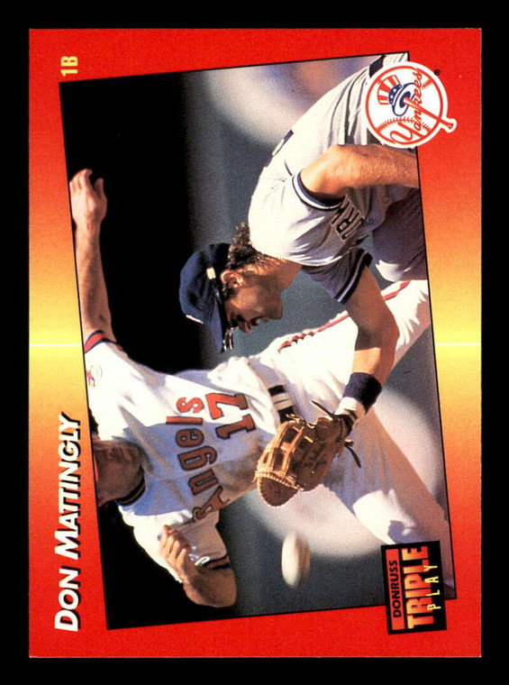 1992 Triple Play #159 Don Mattingly VG New York Yankees 