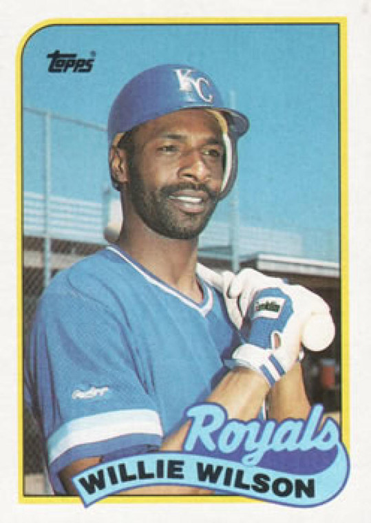 1989 Topps #168 Willie Wilson NM-MT Kansas City Royals 