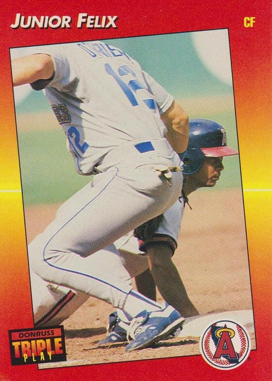 1992 Triple Play #168 Junior Felix VG California Angels 