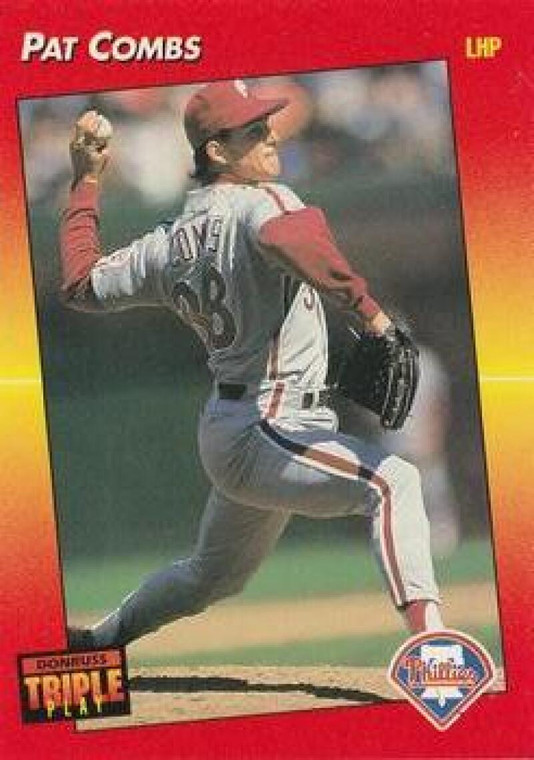 1992 Triple Play #170 Pat Combs VG Philadelphia Phillies 
