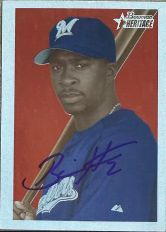 Bill Hall Autographed 2006 Bowman Heritage #114 
