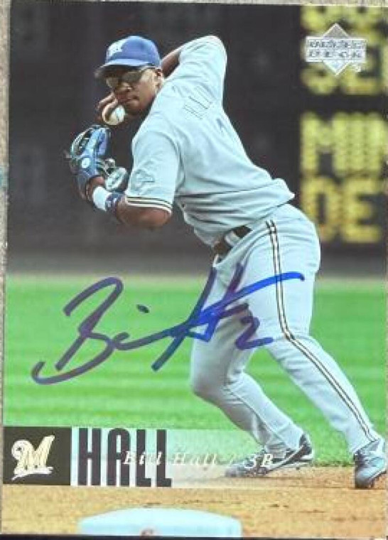 Bill Hall Autographed 2006 Upper Deck #254 