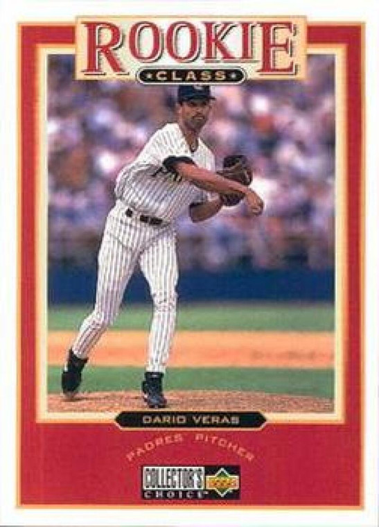 1997 Collector's Choice #23 Dario Veras NM-MT RC Rookie San Diego Padres 