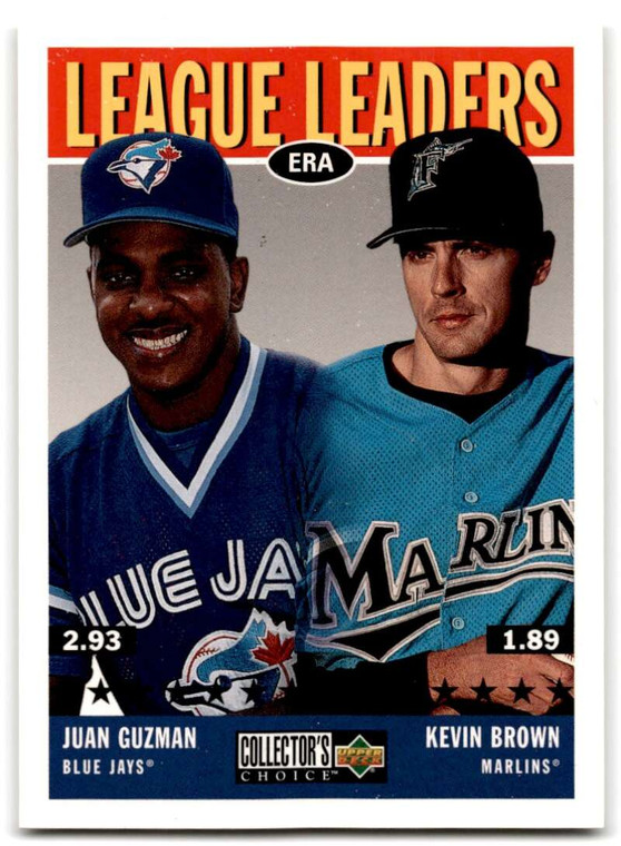 1997 Collector's Choice #62 Kevin Brown/Juan Guzman LL NM-MT Los Angeles Dodgers/Toronto Blue Jays 