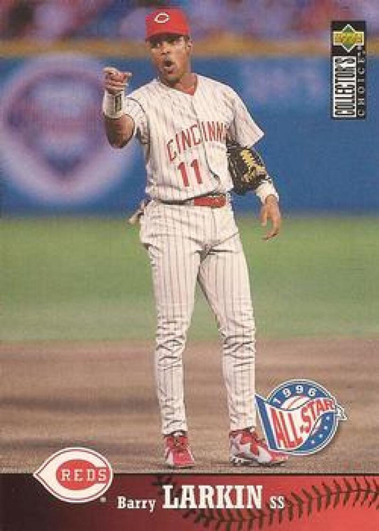 1997 Collector's Choice #80 Barry Larkin NM-MT Cincinnati Reds 