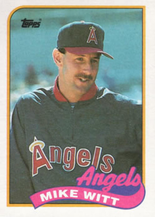 1989 Topps #190 Mike Witt NM-MT California Angels 