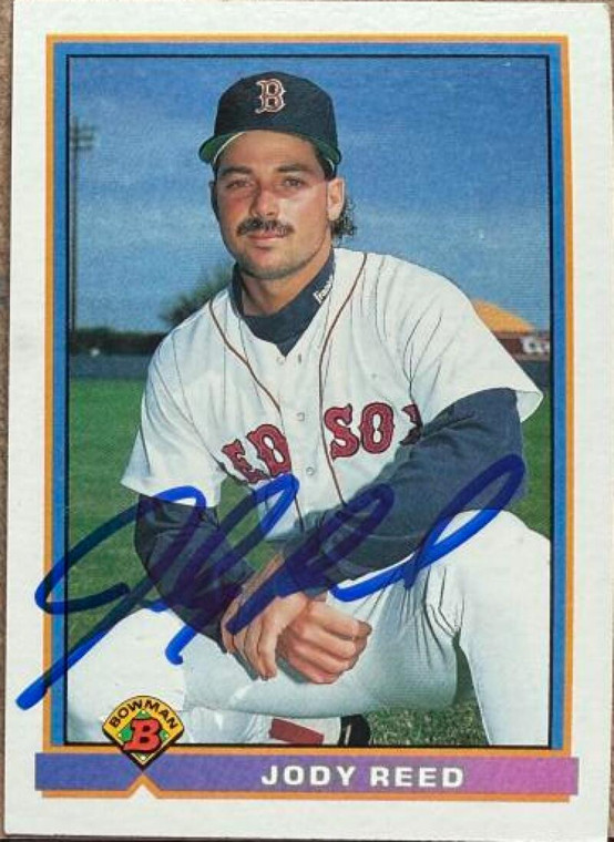 Jody Reed Autographed 1991 Bowman #120