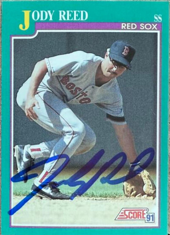 Jody Reed Autographed 1991 Score #173