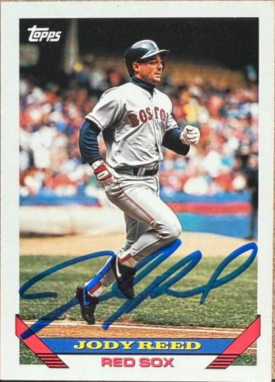 Jody Reed Autographed 1993 Topps Gold #103