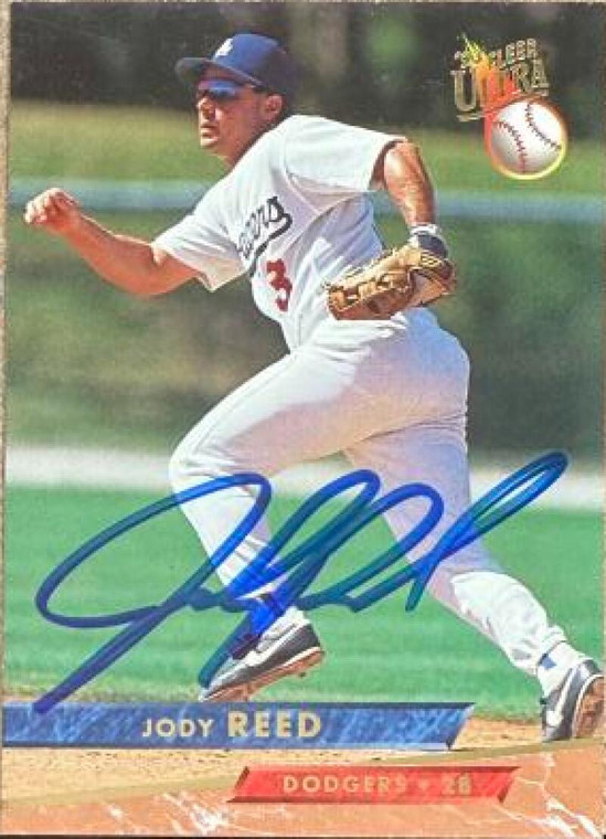 Jody Reed Autographed 1993 Fleer Ultra #403