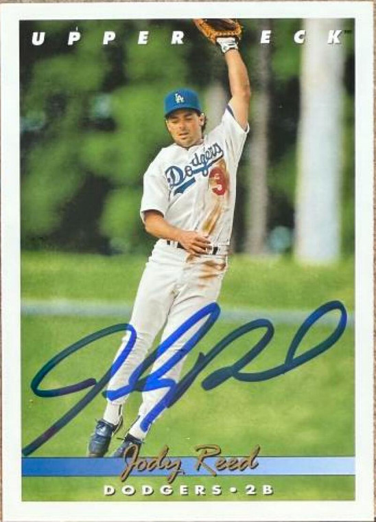 Jody Reed Autographed 1993 Upper Deck #568