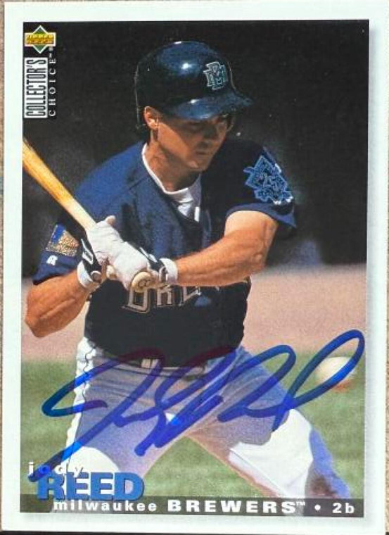 Jody Reed Autographed 1995 Collector's Choice #171 