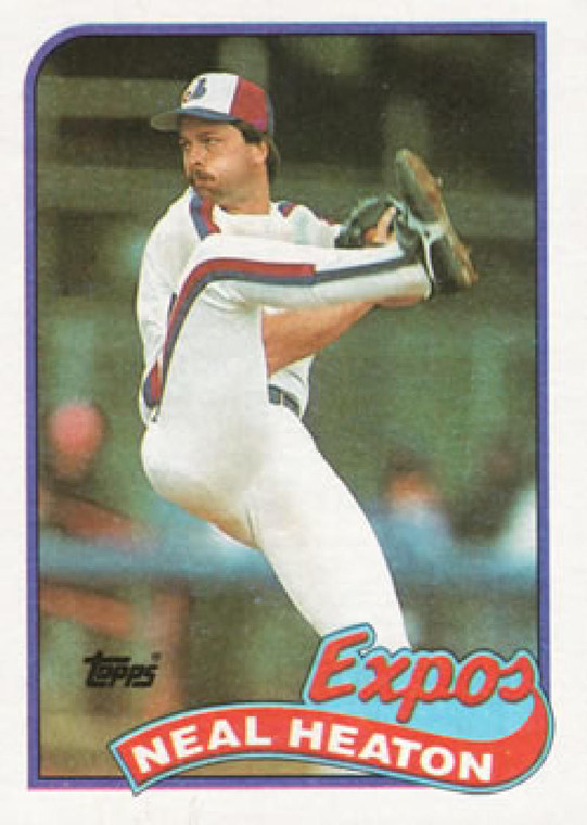 1989 Topps #197 Neal Heaton NM-MT Montreal Expos 