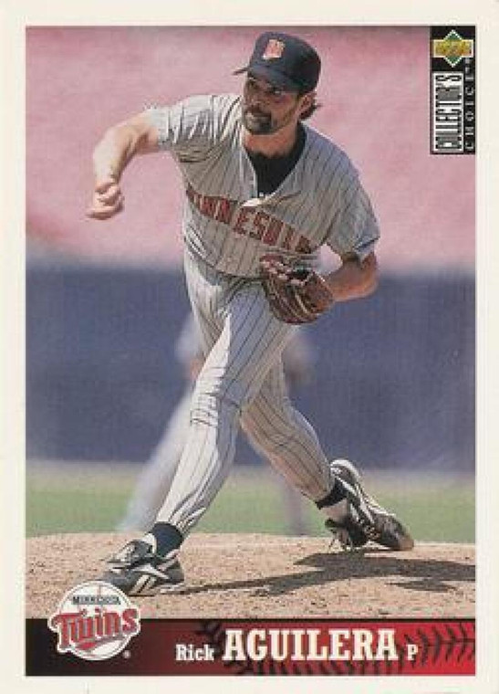 1997 Collector's Choice #156 Rick Aguilera NM-MT Minnesota Twins 
