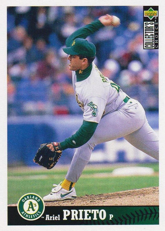 1997 Collector's Choice #186 Ariel Prieto NM-MT Oakland Athletics 
