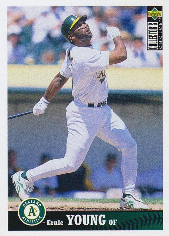 1997 Collector's Choice #189 Ernie Young NM-MT Oakland Athletics 