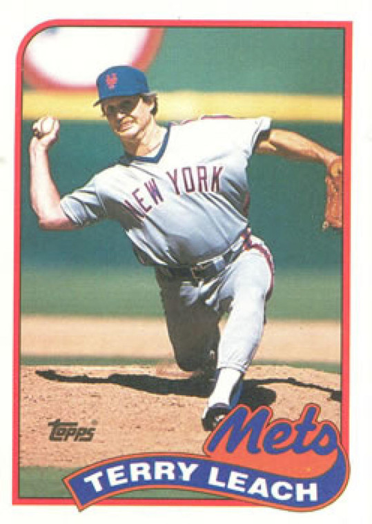 1989 Topps #207 Terry Leach NM-MT New York Mets 
