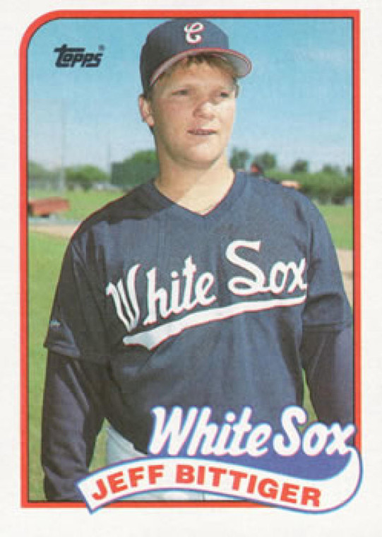 1989 Topps #209 Jeff Bittiger NM-MT RC Rookie Chicago White Sox 
