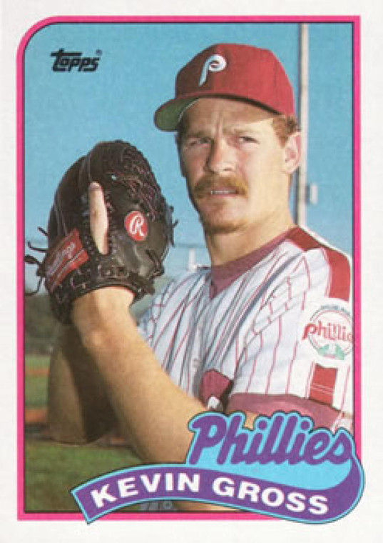 1989 Topps #215 Kevin Gross NM-MT Philadelphia Phillies 