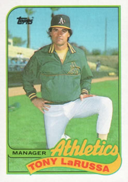 1989 Topps #224 Tony LaRussa MG NM-MT Oakland Athletics 