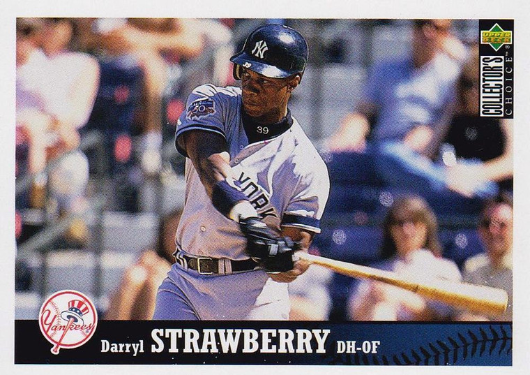 1997 Collector's Choice #399 Darryl Strawberry NM-MT New York Yankees 