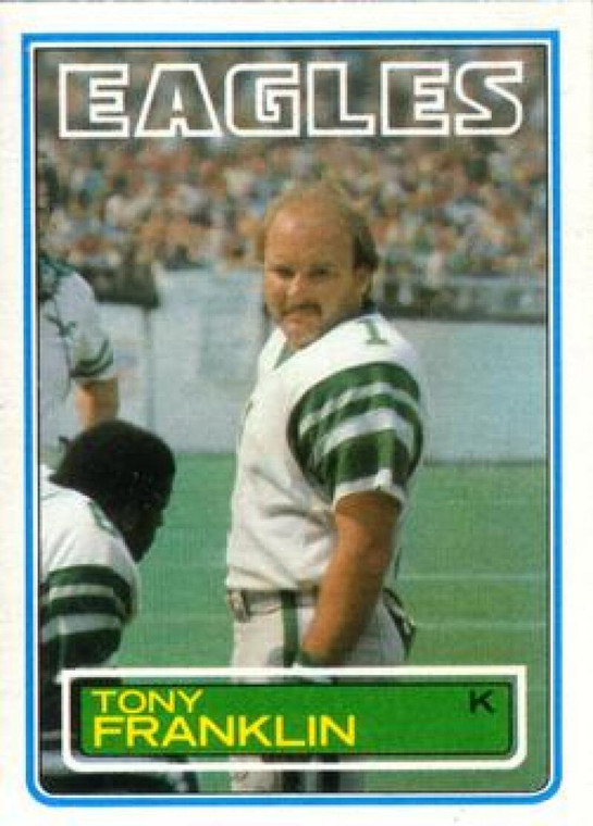 1983 Topps #139 Tony Franklin DP VG Philadelphia Eagles 