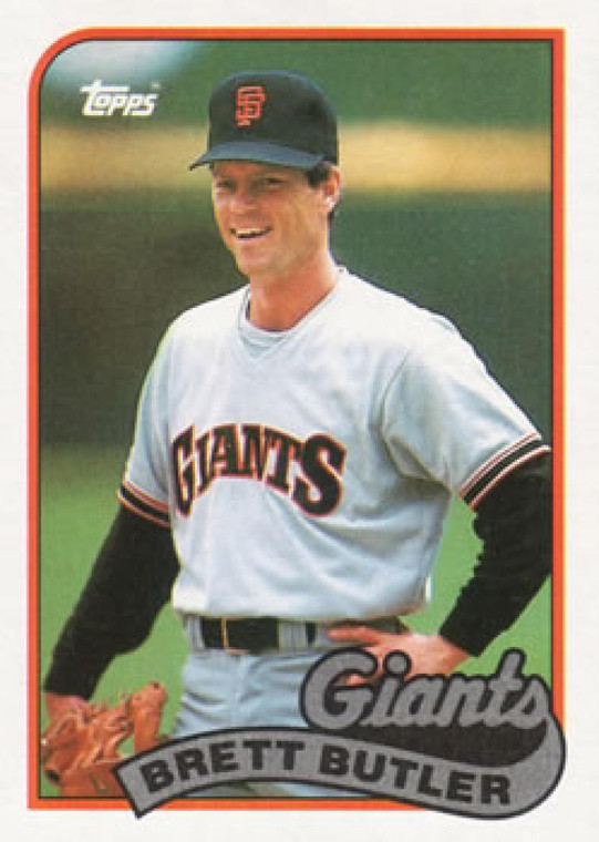 1989 Topps #241 Brett Butler NM-MT San Francisco Giants 