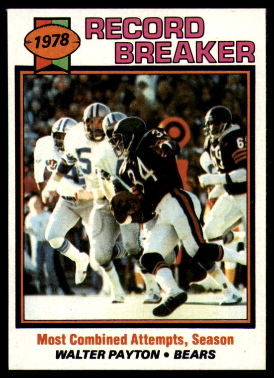 1979 Topps #335 Walter Payton RB VG Chicago Bears 