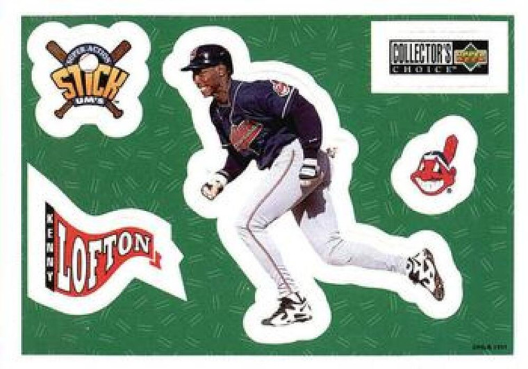 1997 Collector's Choice Stickums #7 Kenny Lofton NM-MT  Atlanta Braves 
