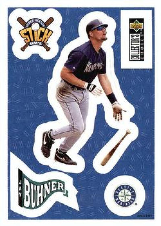 1997 Collector's Choice Stickums #9 Jay Buhner NM-MT  Seattle Mariners 