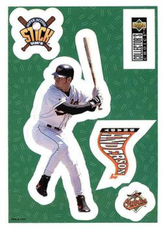 1997 Collector's Choice Stickums #16 Brady Anderson NM-MT  Baltimore Orioles 