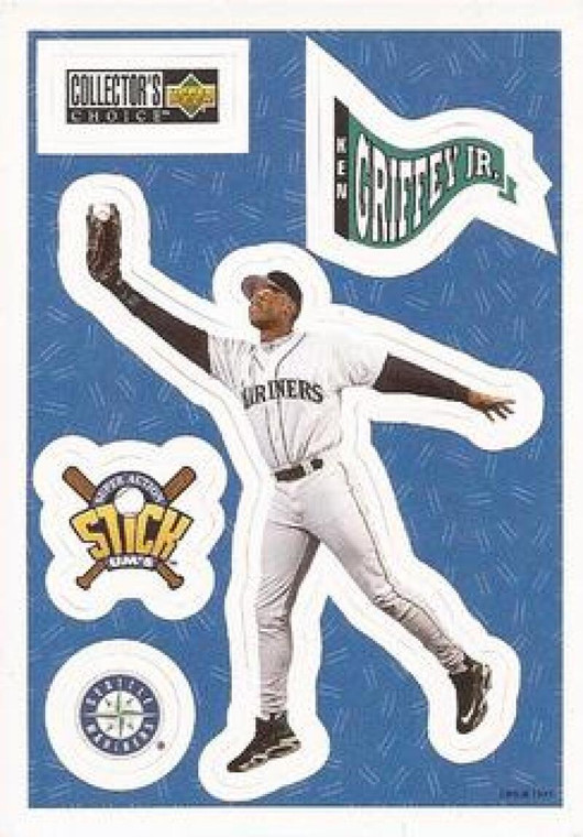 1997 Collector's Choice Stickums #24 Ken Griffey Jr. NM-MT  Seattle Mariners 